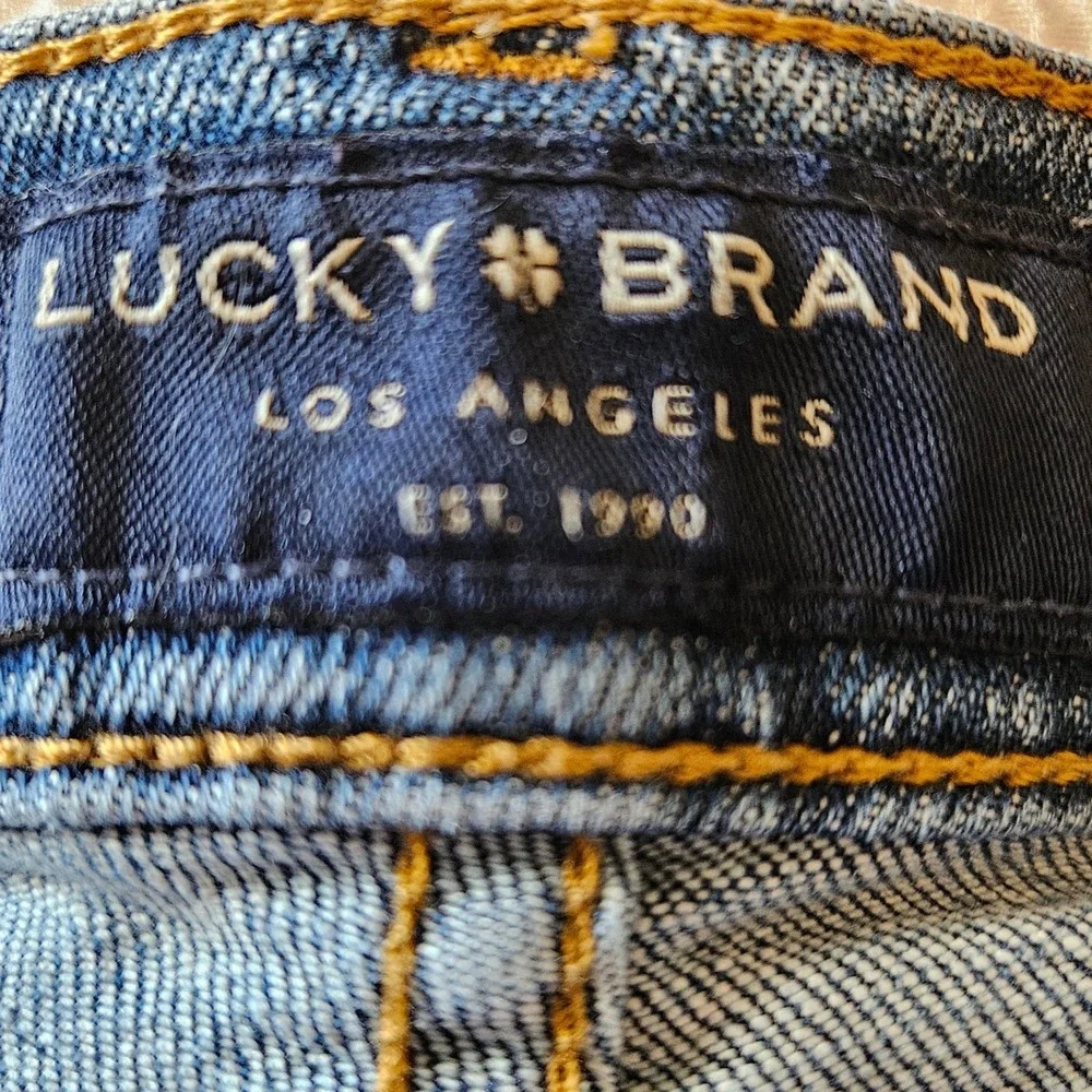 Lucky Brand 221 Straight Leg Mens Jeans 30x32 Medium Wash Blue Denim